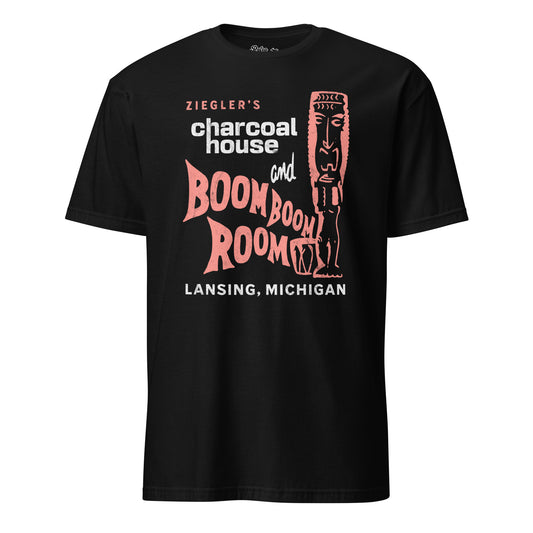 Ziegler's Charcoal House and Boom Boom Room - Lansing, MI - Short-Sleeve Unisex T-Shirt