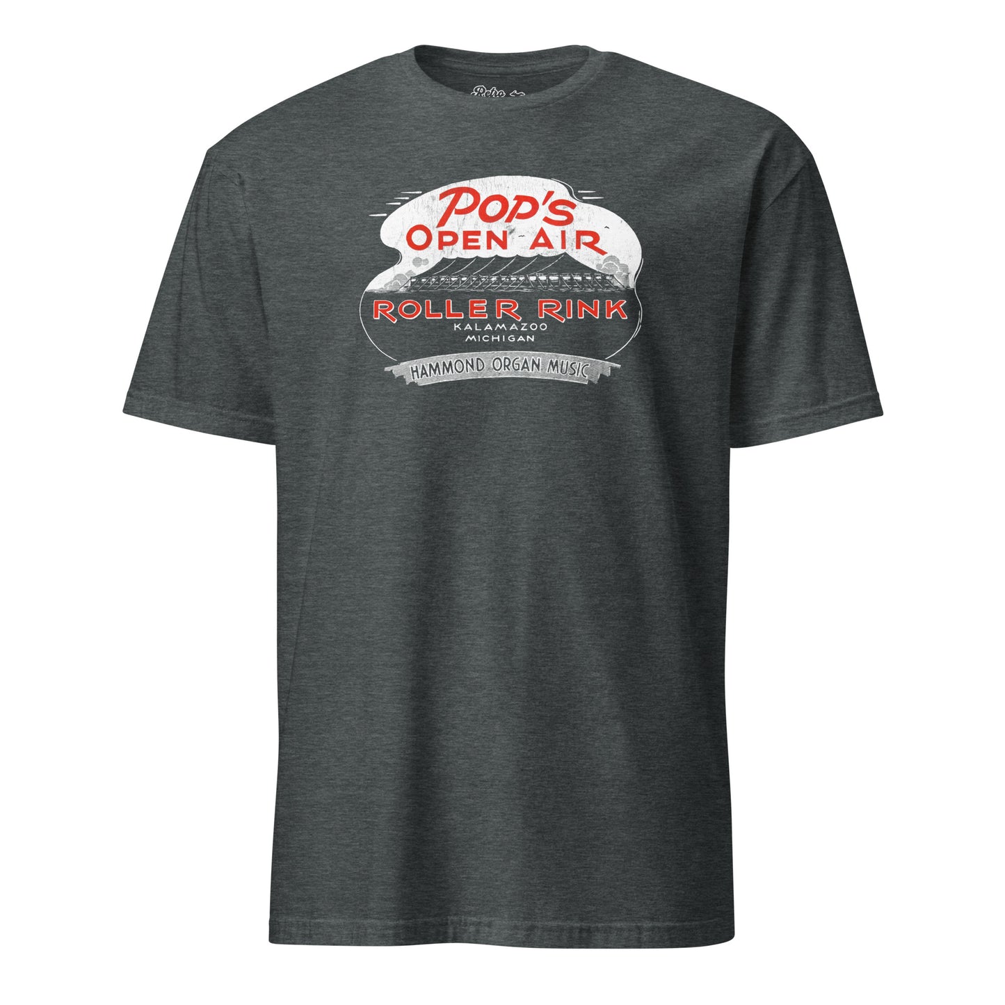 Pop's Open Air Roller Rink - Kalamazoo, MI - Short-Sleeve Unisex T-Shirt