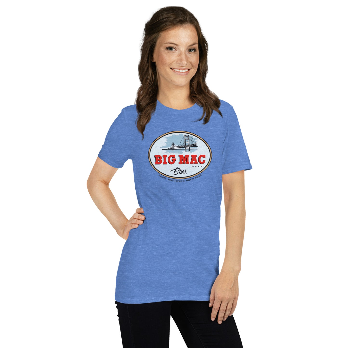 Big Mac Beer - Menominee, MI - Short-Sleeve Unisex T-Shirt