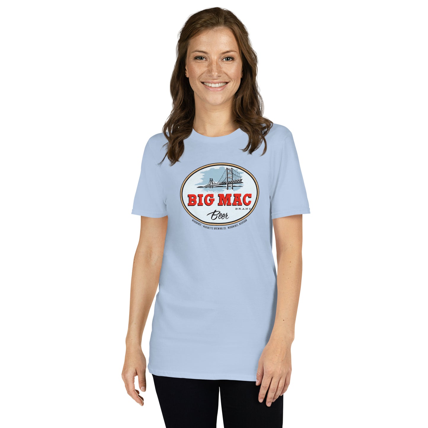Big Mac Beer - Menominee, MI - Short-Sleeve Unisex T-Shirt