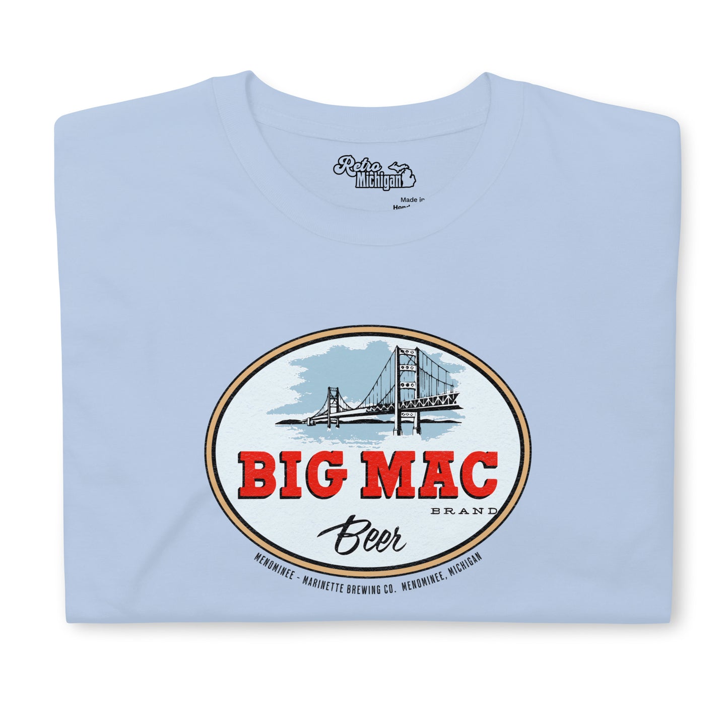 Big Mac Beer - Menominee, MI - Short-Sleeve Unisex T-Shirt