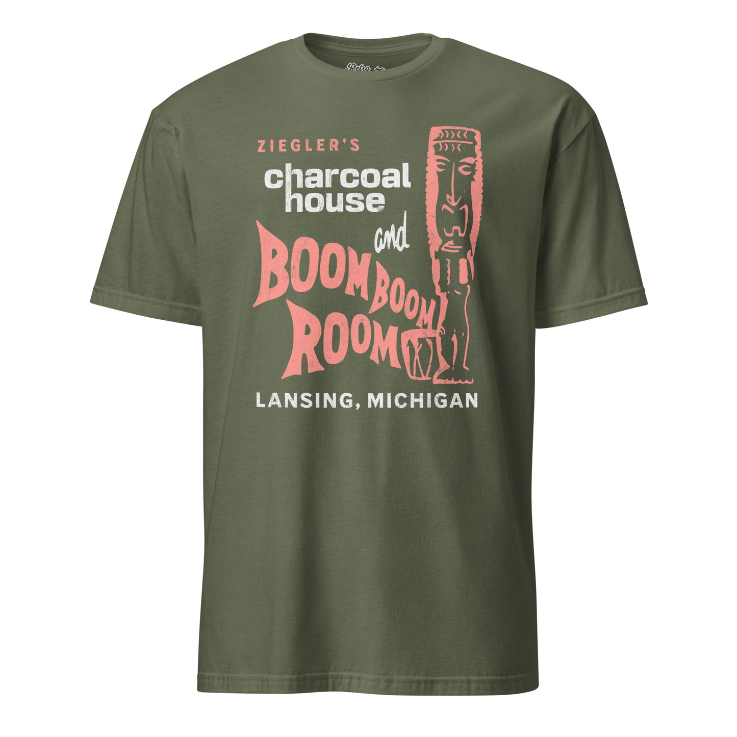 Ziegler's Charcoal House and Boom Boom Room - Lansing, MI - Short-Sleeve Unisex T-Shirt