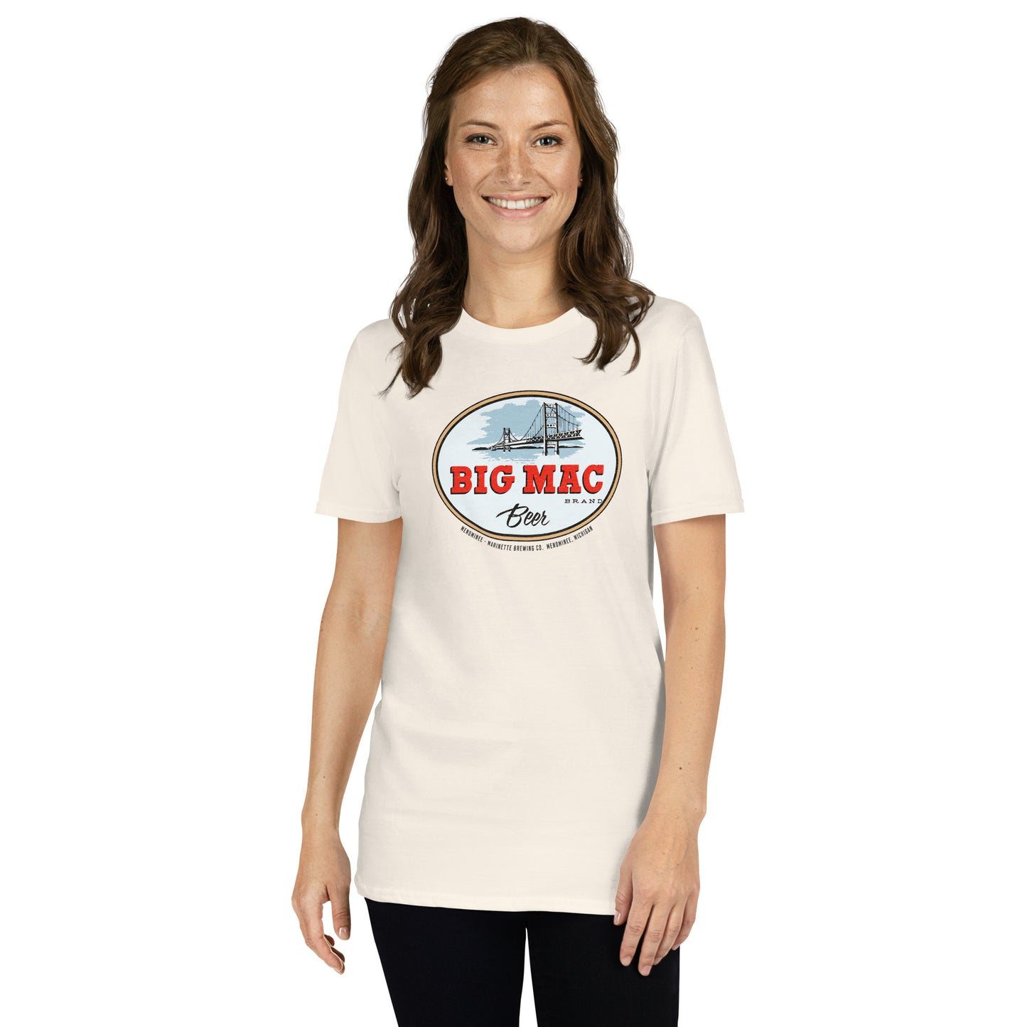 Big Mac Beer - Menominee, MI - Short-Sleeve Unisex T-Shirt