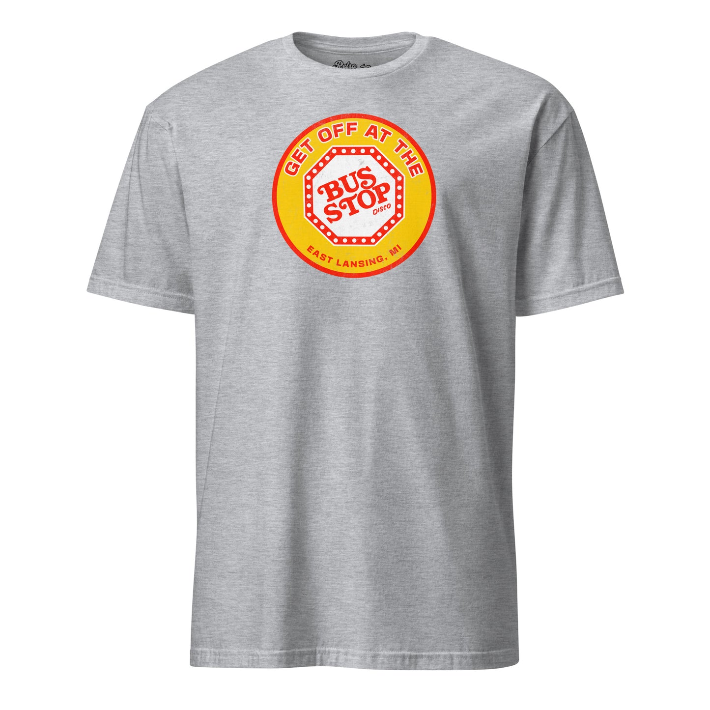 Bus Stop Disco - East Lansing, MI - Short-Sleeve Unisex T-Shirt