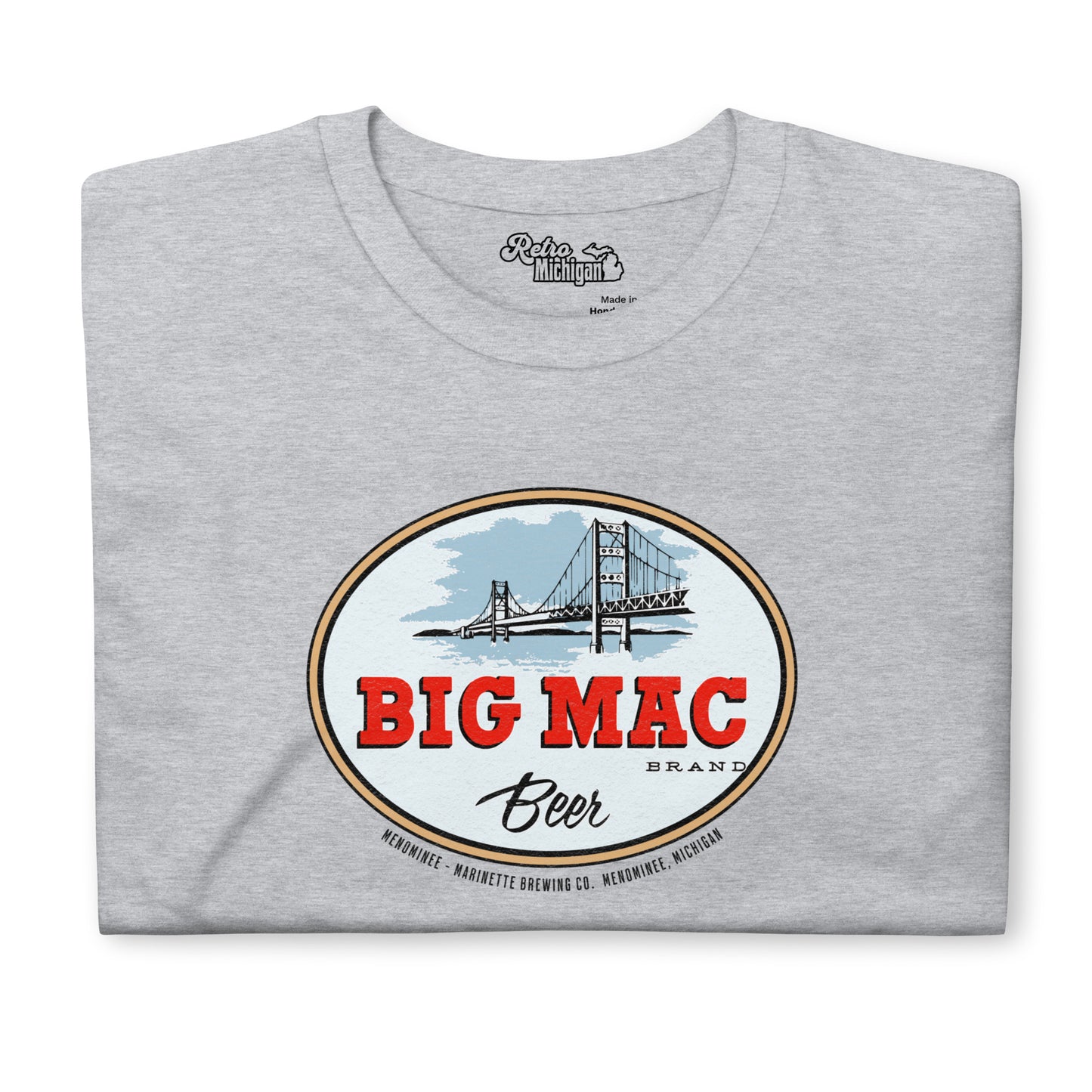 Big Mac Beer - Menominee, MI - Short-Sleeve Unisex T-Shirt