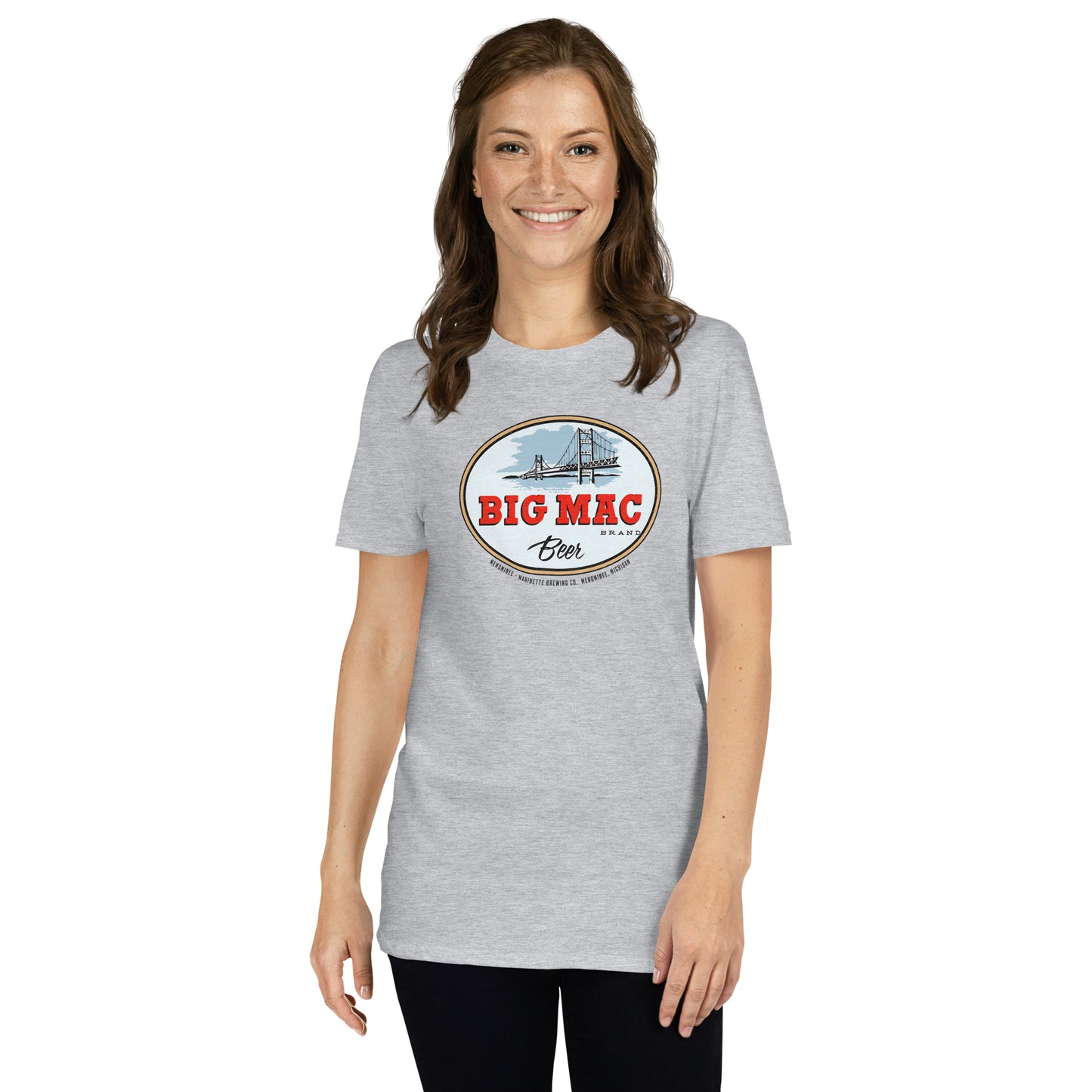 Big Mac Beer - Menominee, MI - Short-Sleeve Unisex T-Shirt