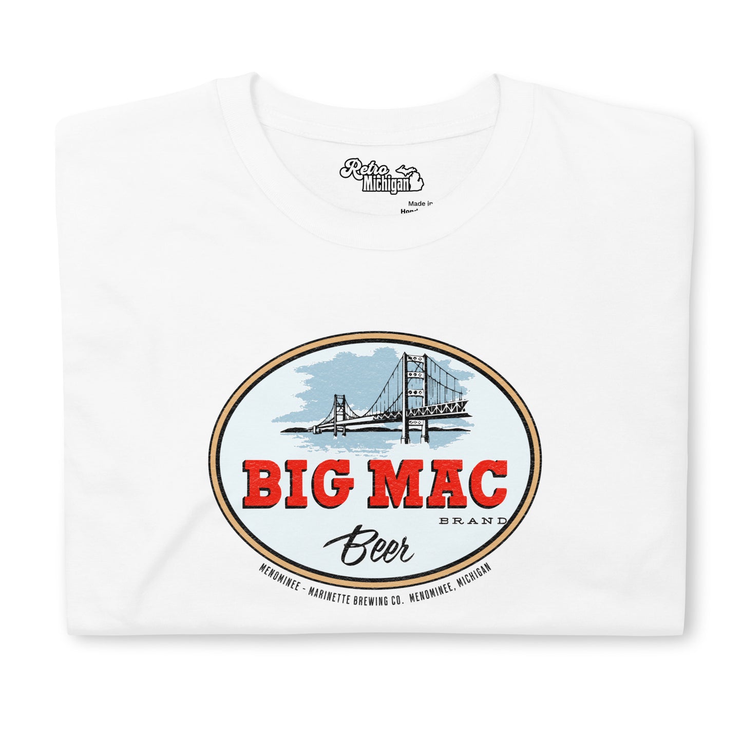 Big Mac Beer - Menominee, MI - Short-Sleeve Unisex T-Shirt