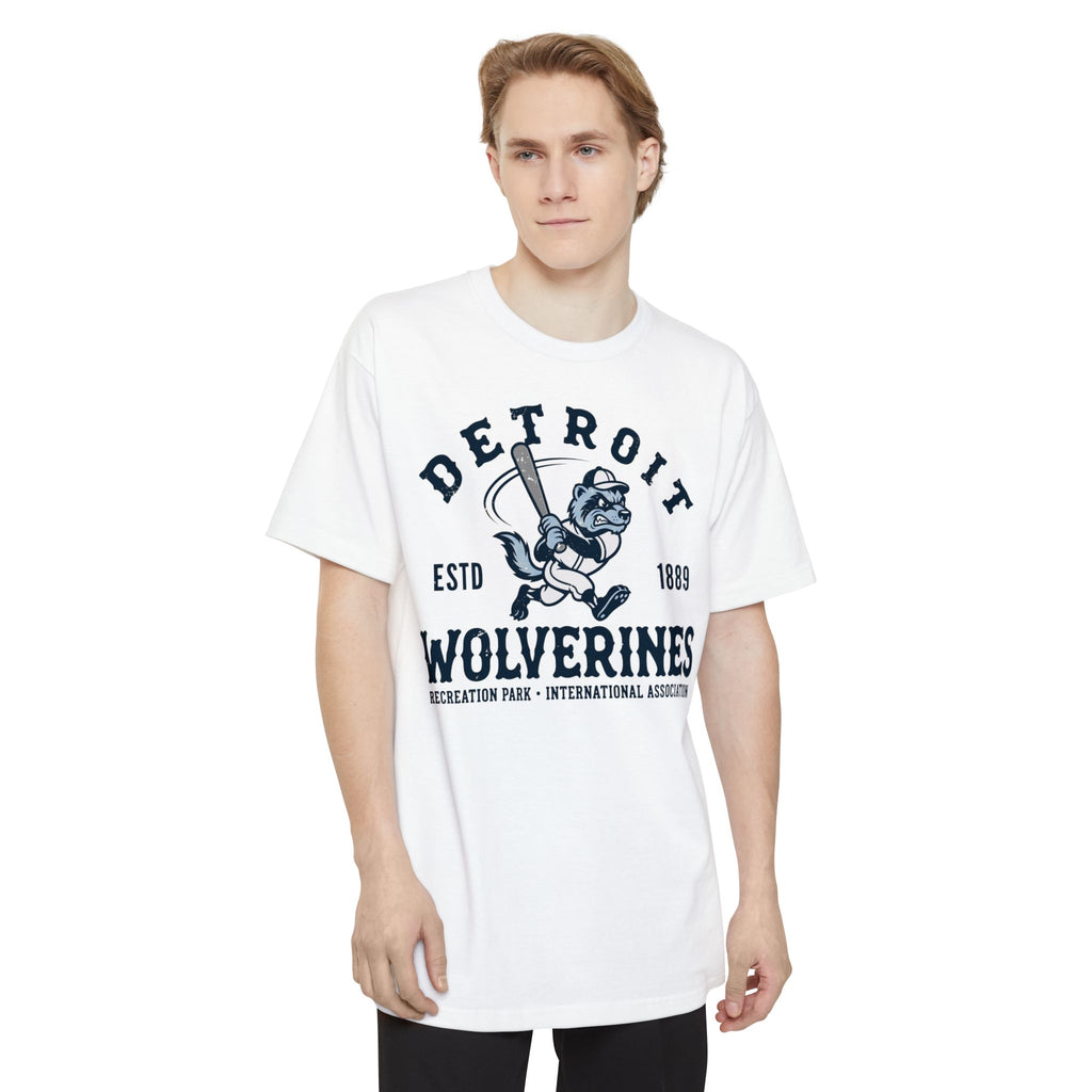 Detroit Wolverines Baseball - Tall Tee