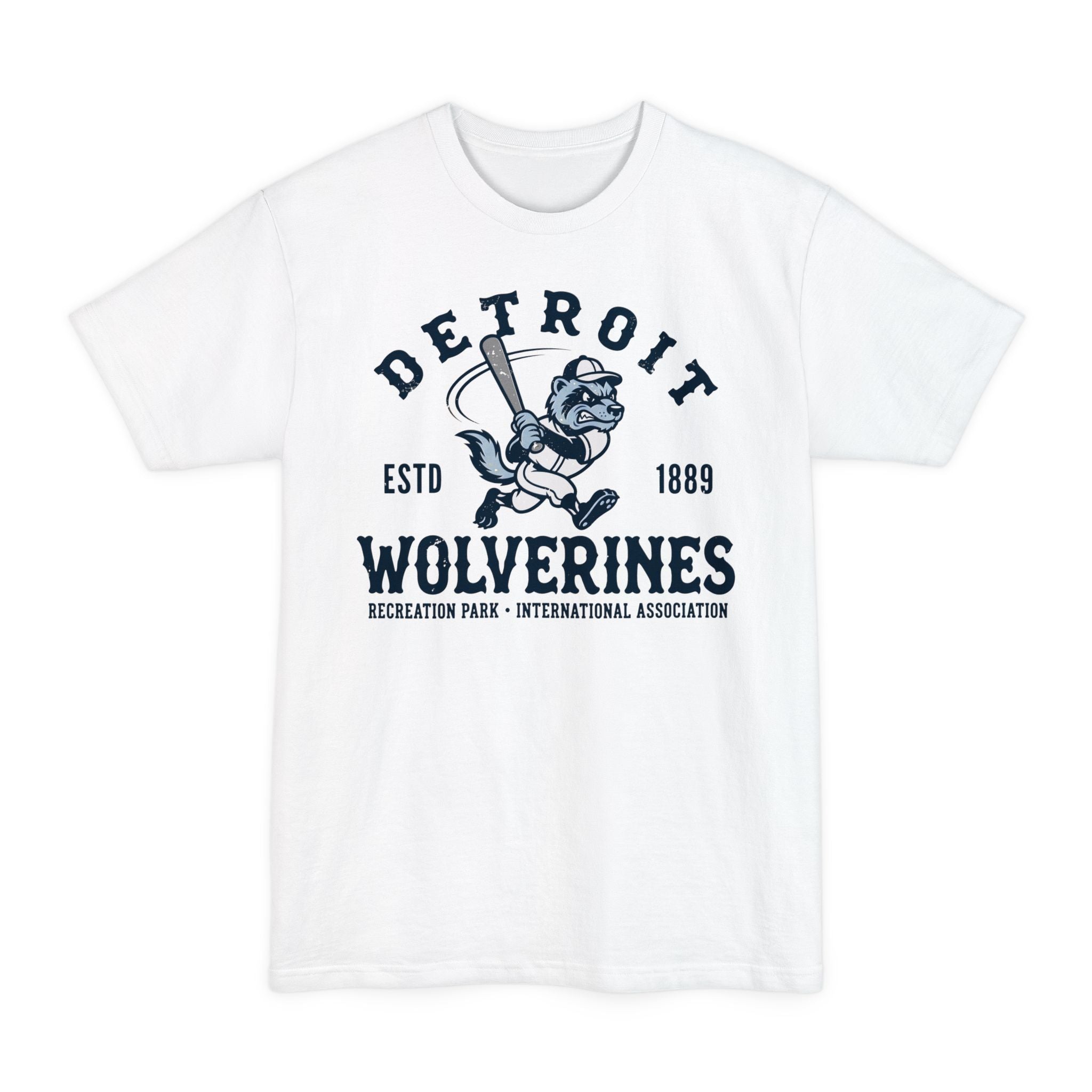Detroit Wolverines Baseball - Tall Tee