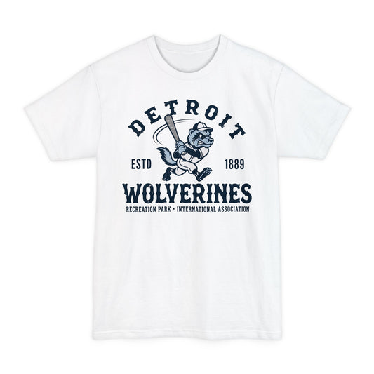 Detroit Wolverines Baseball - Tall Tee