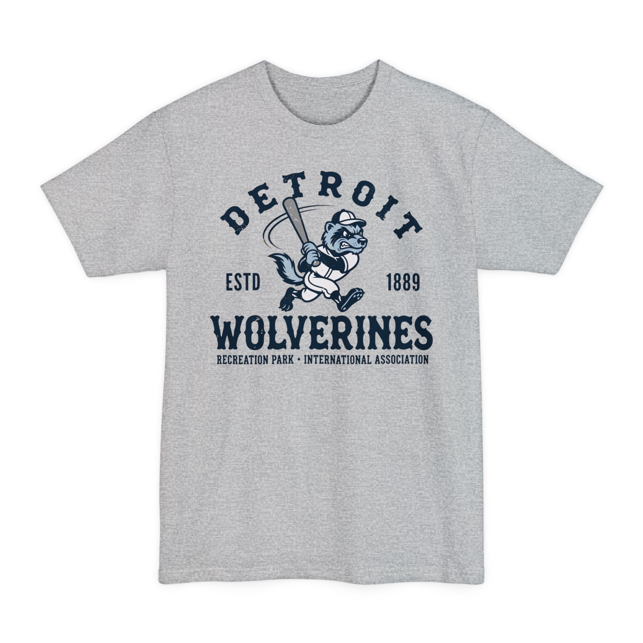 Detroit Wolverines Baseball - Tall Tee