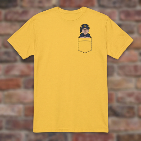 Little Bo in Your Pocket Daisy T-shirt flat lay on brick background