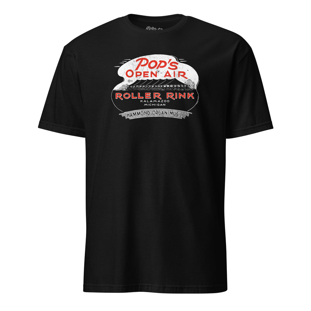 Pop's Open Air Roller Rink - Kalamazoo - T-Shirt