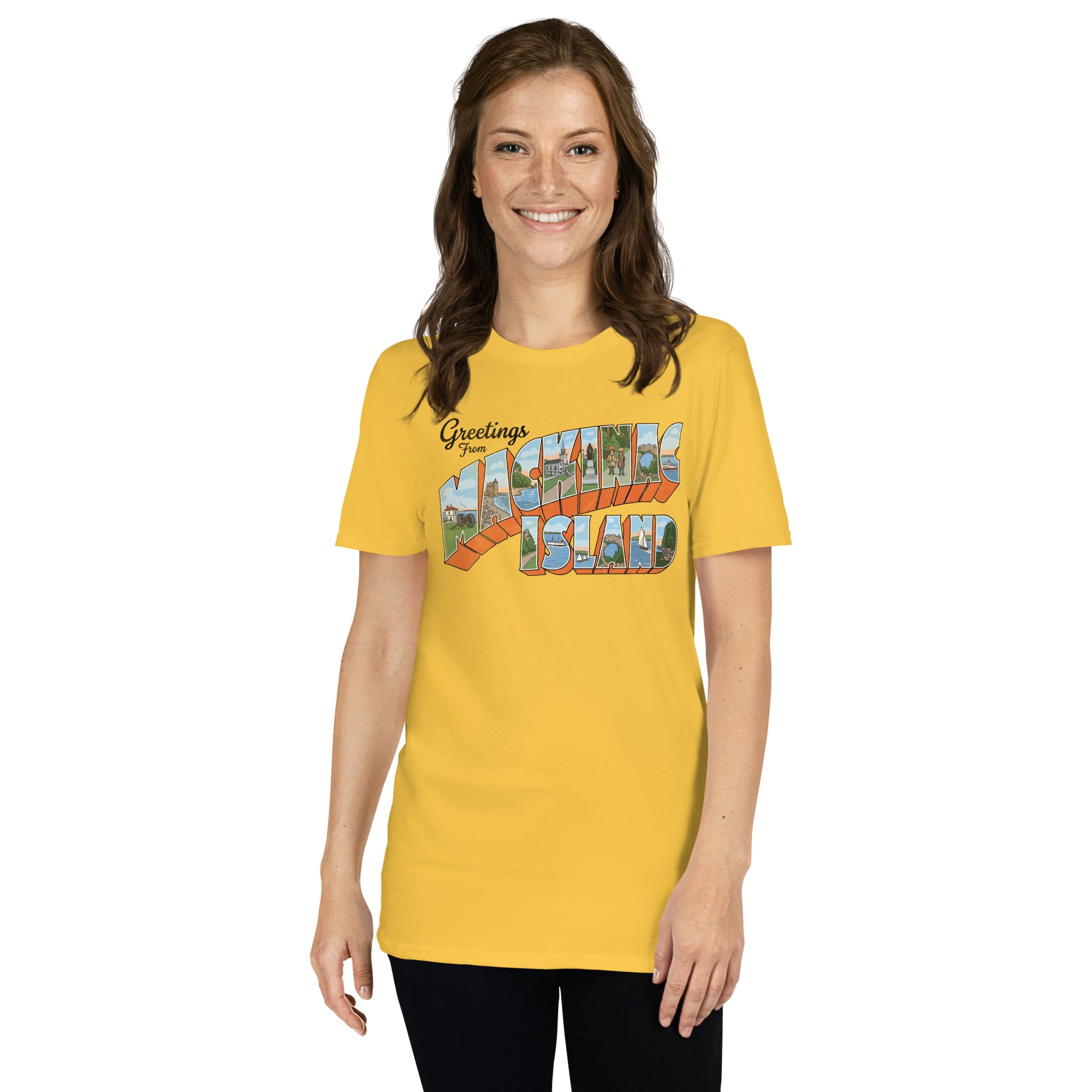 Greetings from Mackinac Island - T-Shirt – Retro Michigan
