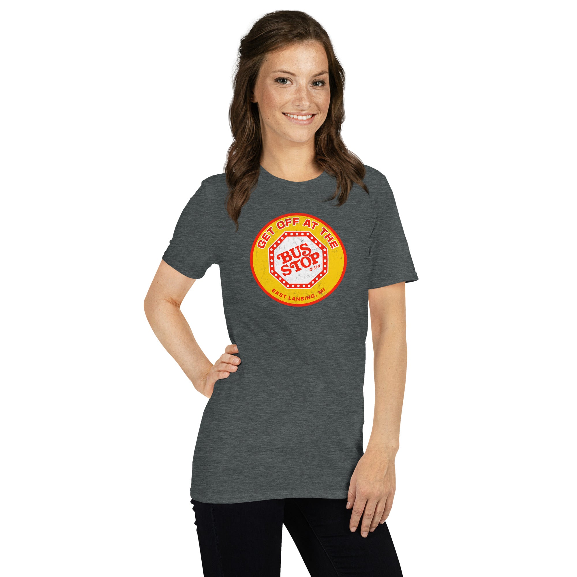 Bus Stop Disco - East Lansing - T-Shirt
