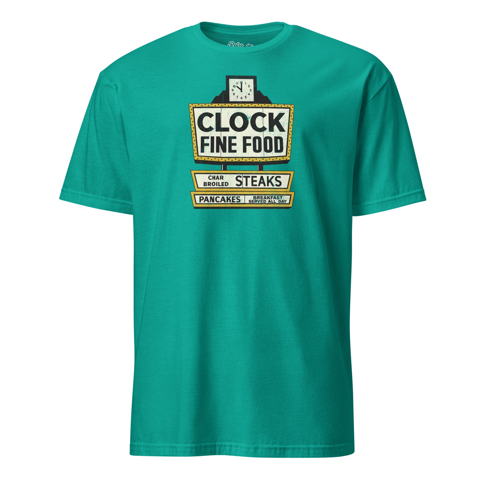 Clock Fine Food Restaurant - T-Shirt – Retro Michigan