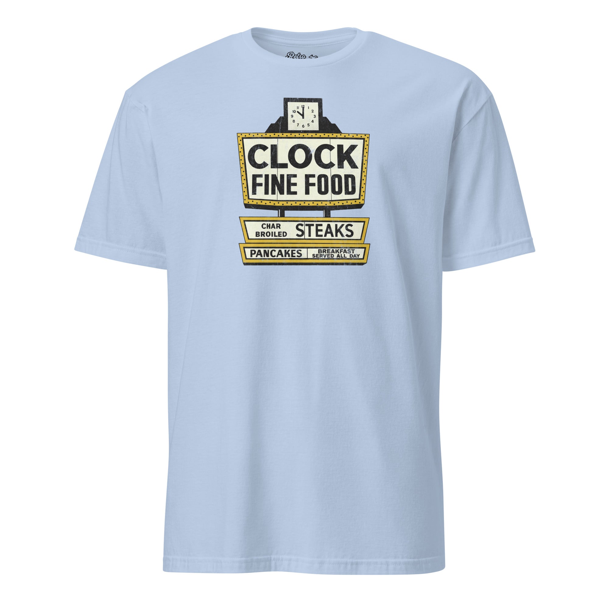 Clock Fine Food Restaurant - T-Shirt – Retro Michigan