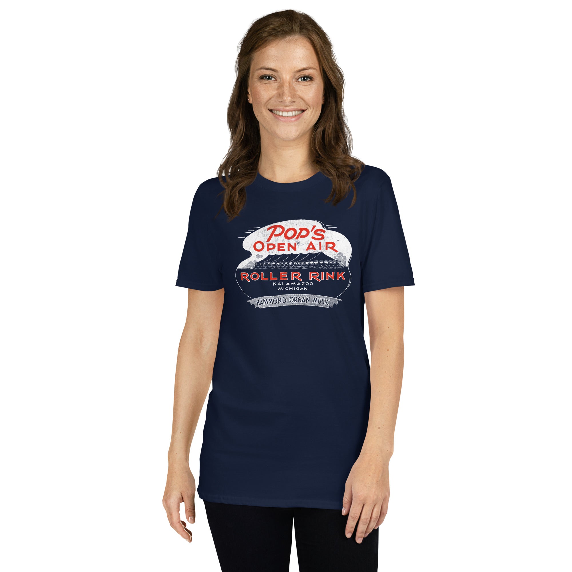 Pop's Open Air Roller Rink - Kalamazoo - T-Shirt