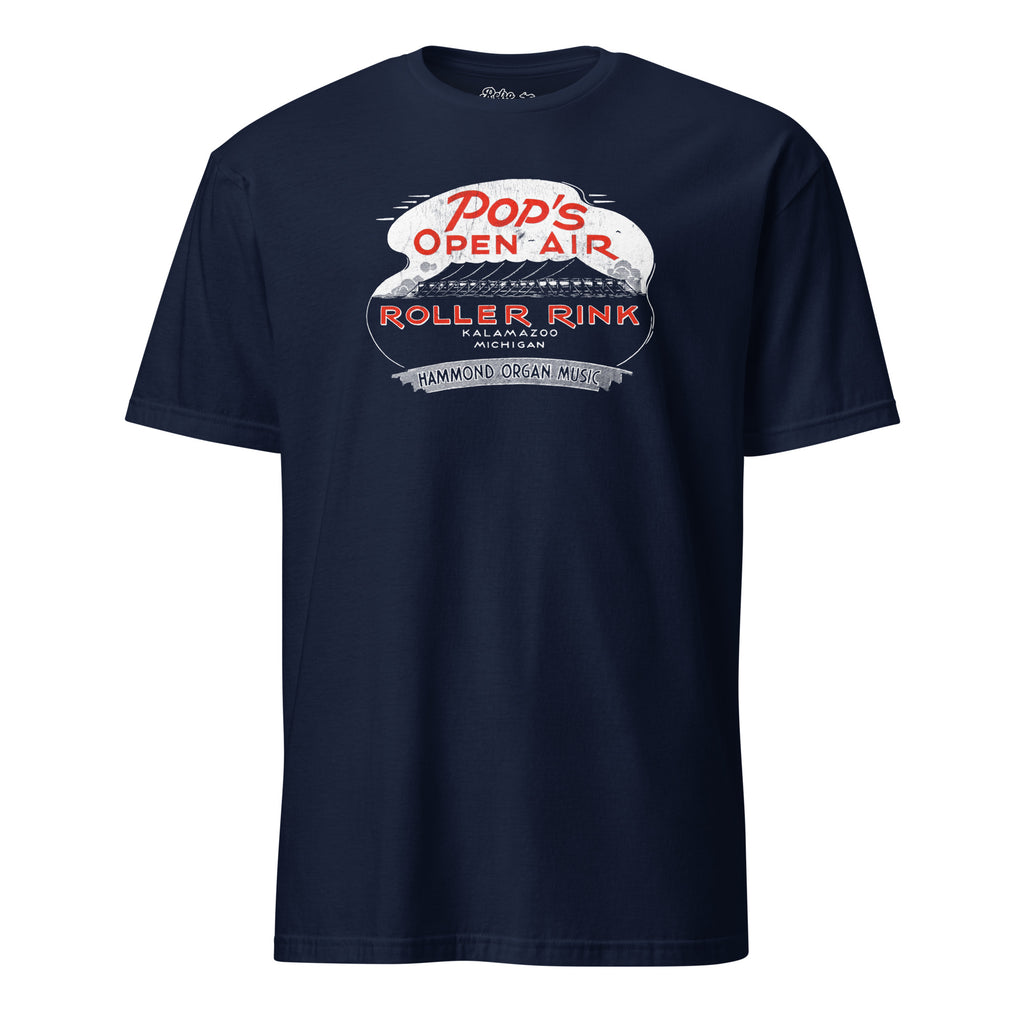 Pop's Open Air Roller Rink - Kalamazoo - T-Shirt