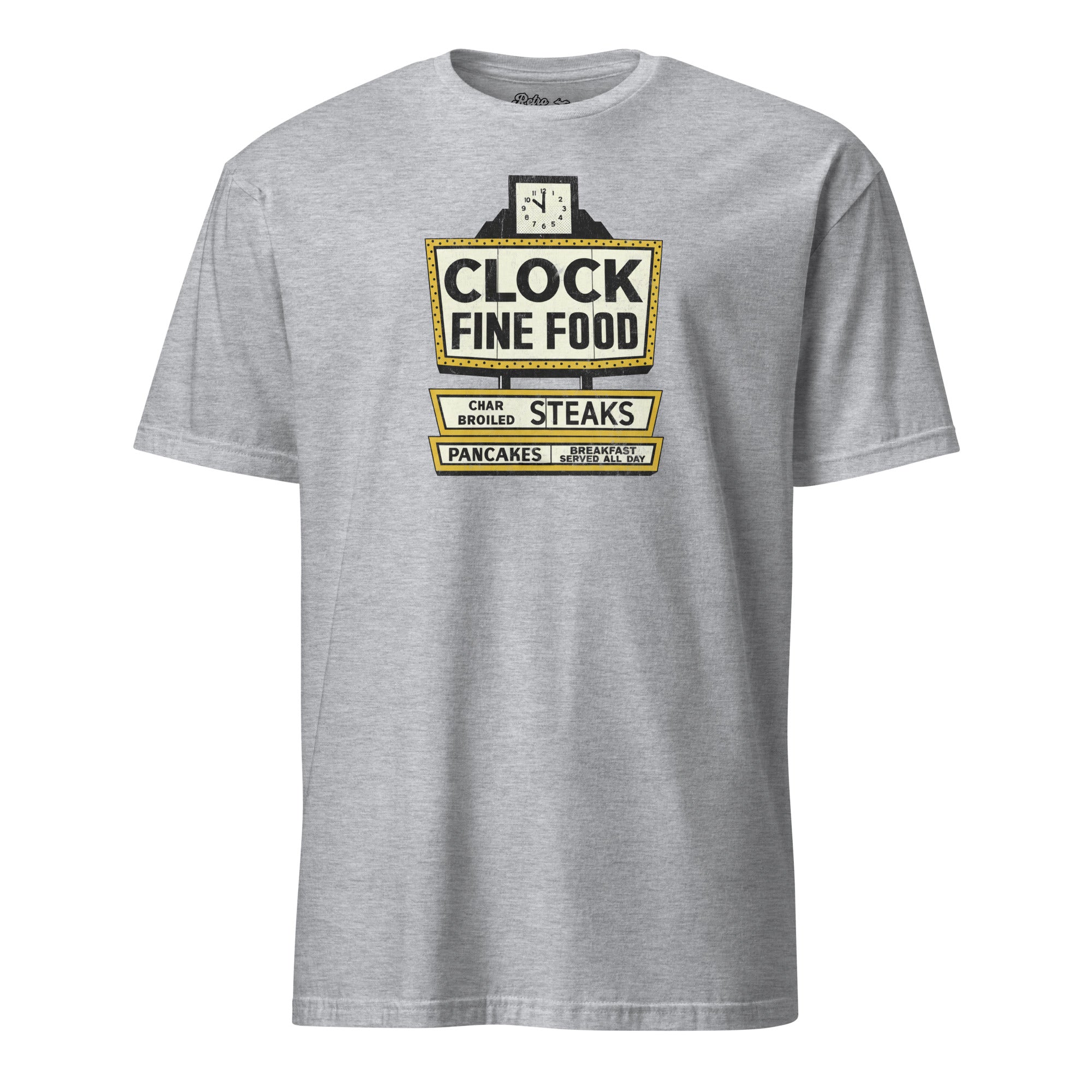 Clock Fine Food Restaurant - T-Shirt – Retro Michigan