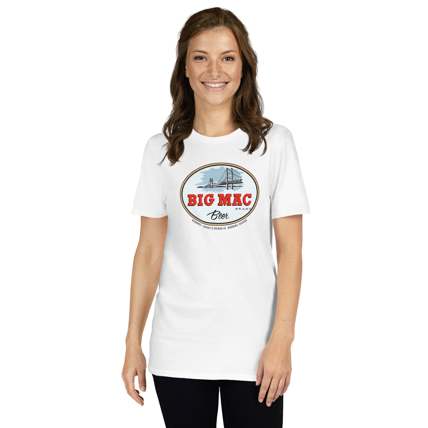 Big Mac Beer - Menominee, MI - Short-Sleeve Unisex T-Shirt